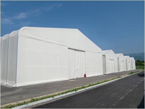 積雪対策テント 東北シート工業株式会社