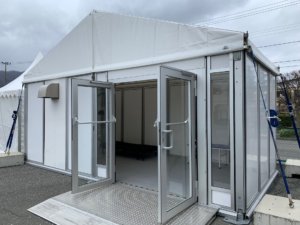 新型コロナ対策・発熱外来用システムテント
